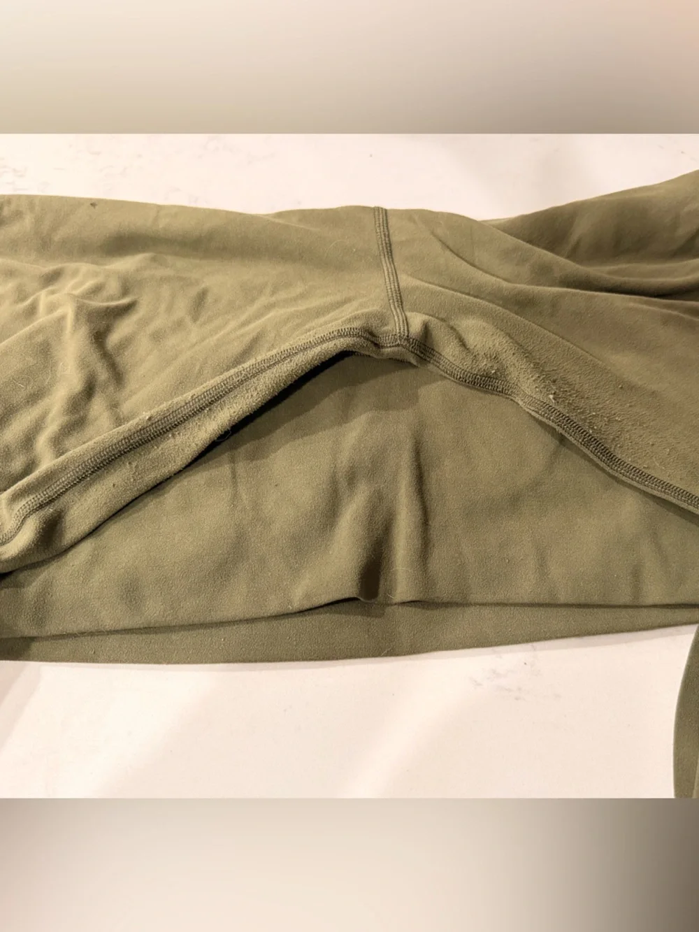 Lululemon FLAWED Olive Green High-Rise Leggings